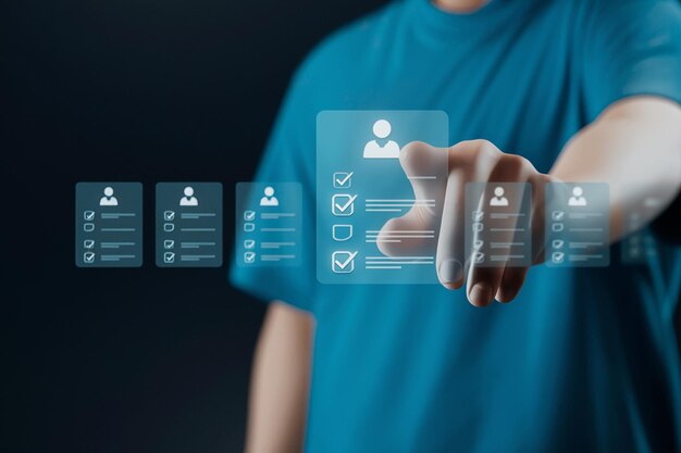human resource and world wide web concept recruitment management business idea HR
