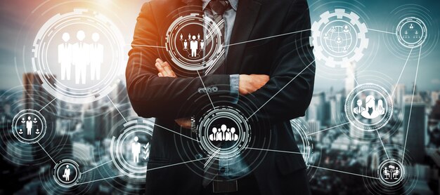 Human Resources and People Networking ConceptxA