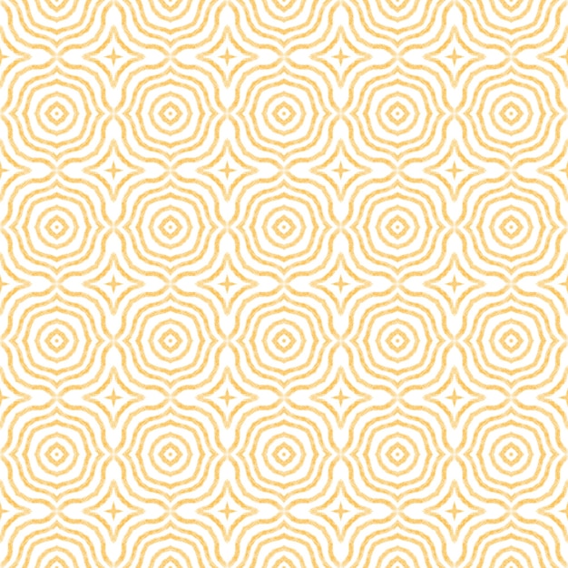 Ikat repeating swimwear design Yellow