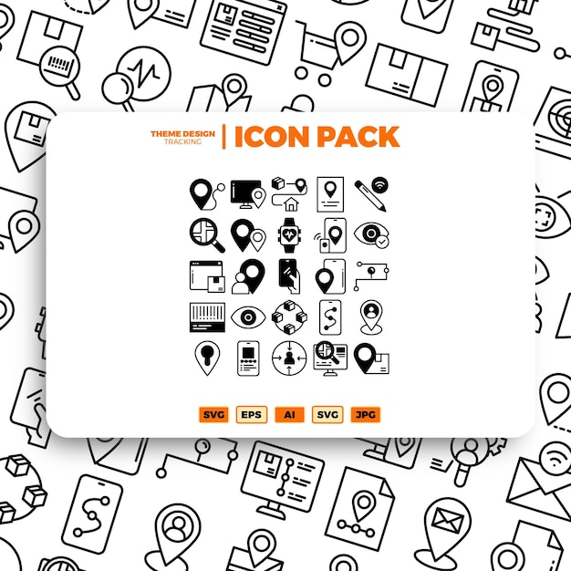 illustration of tracking pack