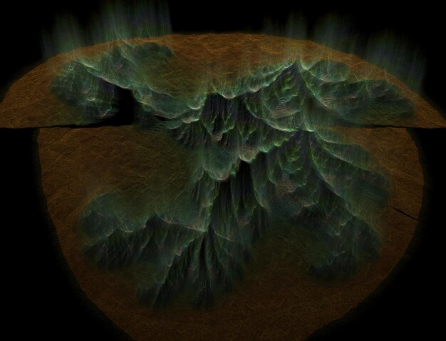 imaginatory fractal abstract background image