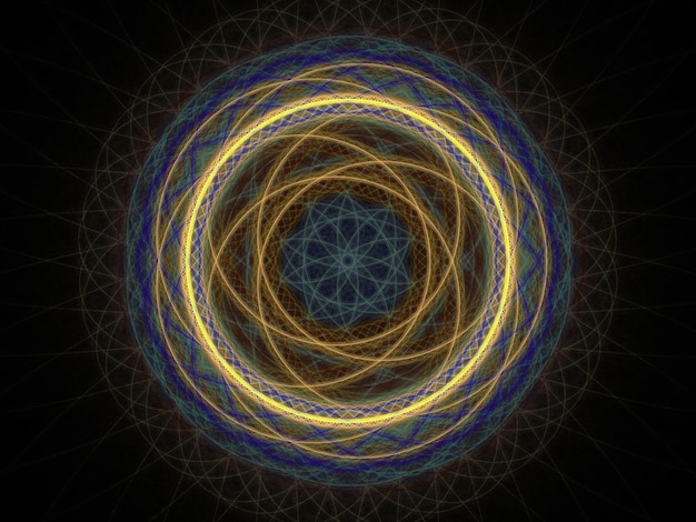 Imaginatory fractal background pattern