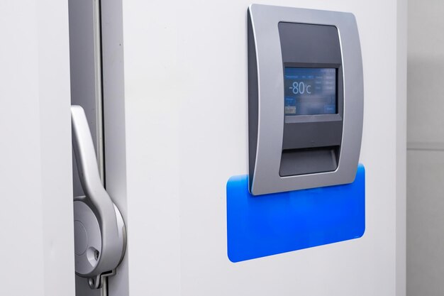 industrial freezer for freezing samples at c before chemical or biochemical analysis