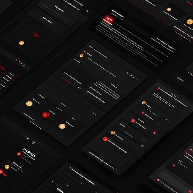 interactive prototype for a navigation menu with dropdowns