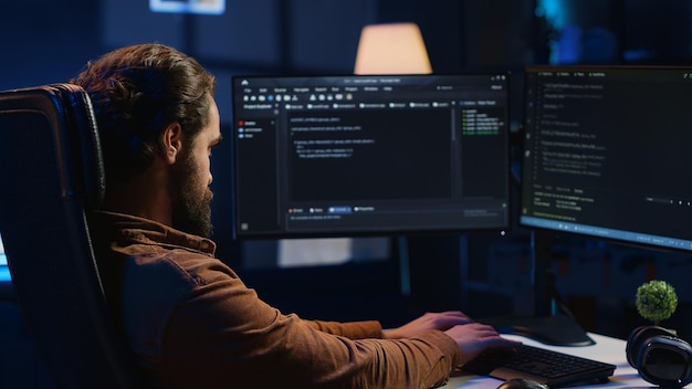 it admin brainstorming ways of fixing database errors working from home