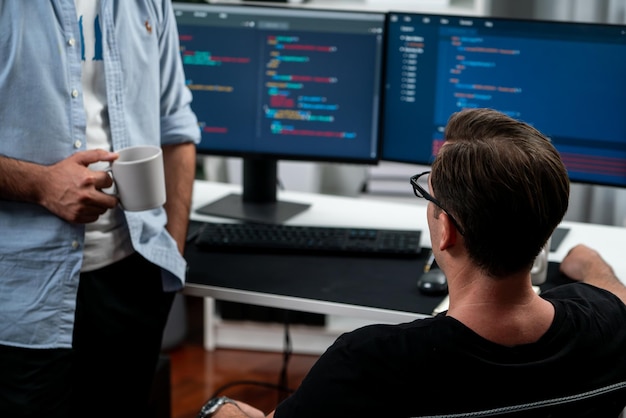 it developers discussing online software development information sellable