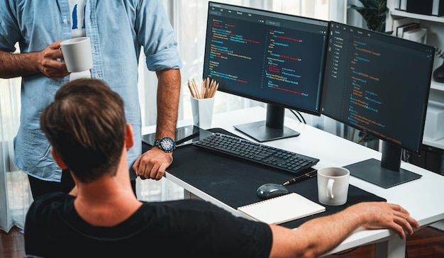 it developers discussing online software development information sellable