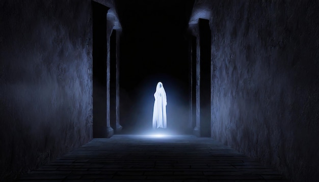 journey into the supernatural encountering phantom apparitions in the desolate and eerie haunted