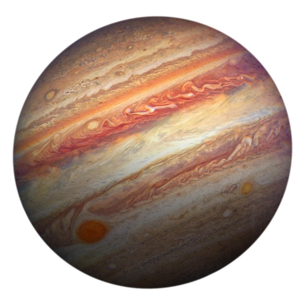 jupiter png sticker realistic design transparent background