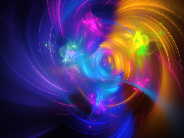 Kết xuất 3D nền fractal trừu tượng