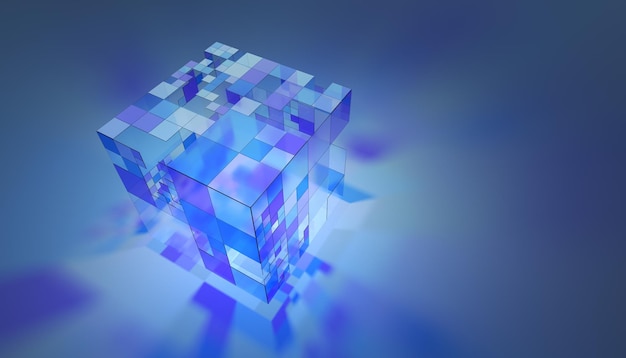 Kết xuất 3D trừu tượng