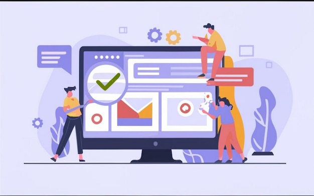 Khái niệm hoạch định nguồn lực doanh nghiệp ERP, năng suất và cải tiến của công ty, hình ảnh minh họa cho website