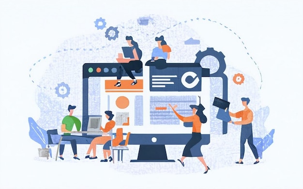 Khái niệm hoạch định nguồn lực doanh nghiệp ERP, năng suất và cải tiến của công ty, hình ảnh minh họa cho website