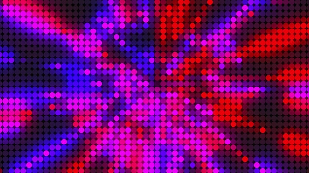 LED screen dots abstract background 3d rendering computer generating LED display technology display