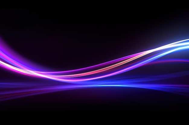 light effect abstract highspeed light motion effect on black background
