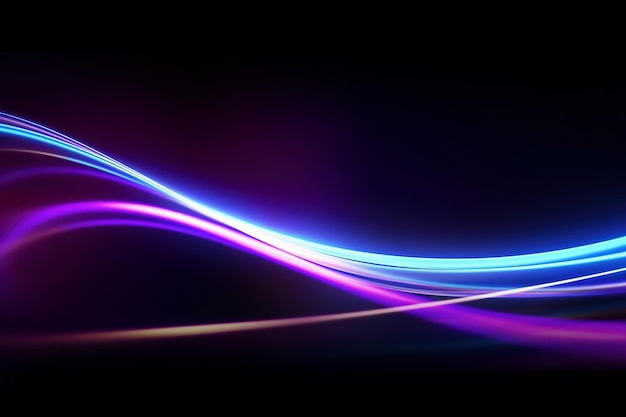 light effect abstract highspeed light motion effect on black background