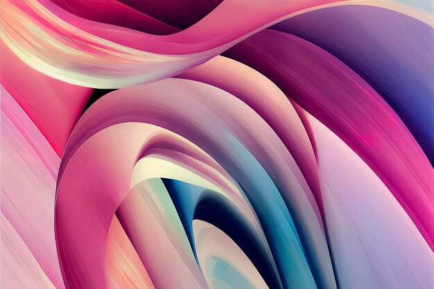 LIQUID LINES WHIT VIBRANT COLORS SMOOTH WALLPAPER