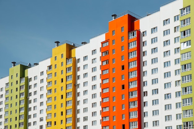 low angle view of building against clear sky