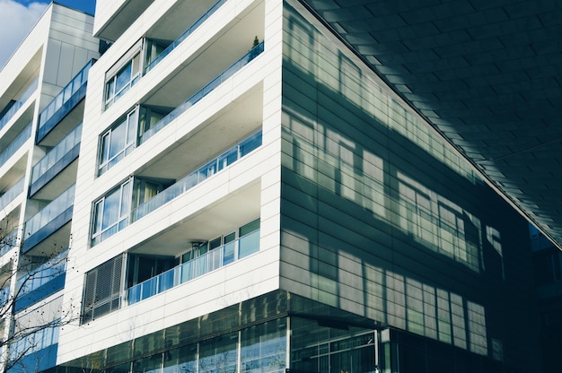 low angle view of office building