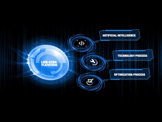Low Code software development platform technology image