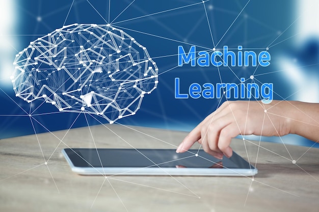 machine learning technology business concept