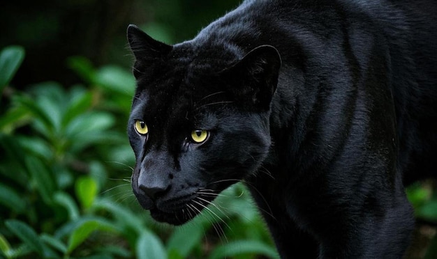 majestic black panther