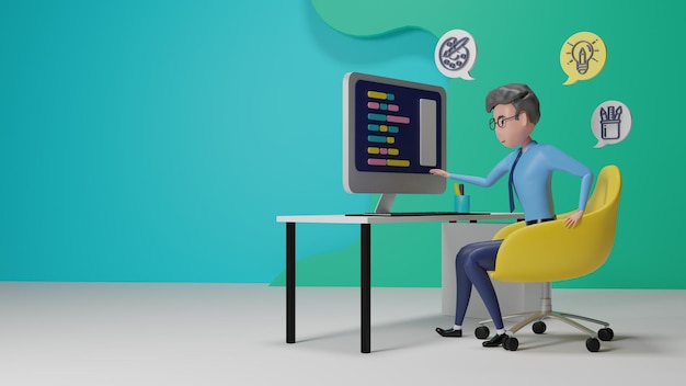 Man using mobile phone while sitting on table