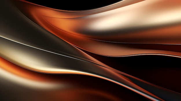 metallic curve layer gradient abstract background