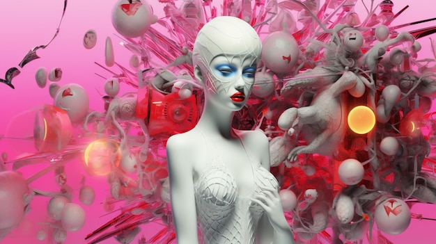 metaverse virtual love collage