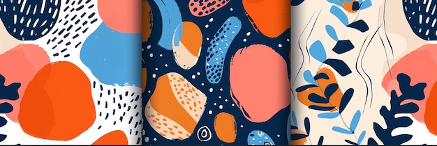 Minimalist patterns for ceramic or textile prints