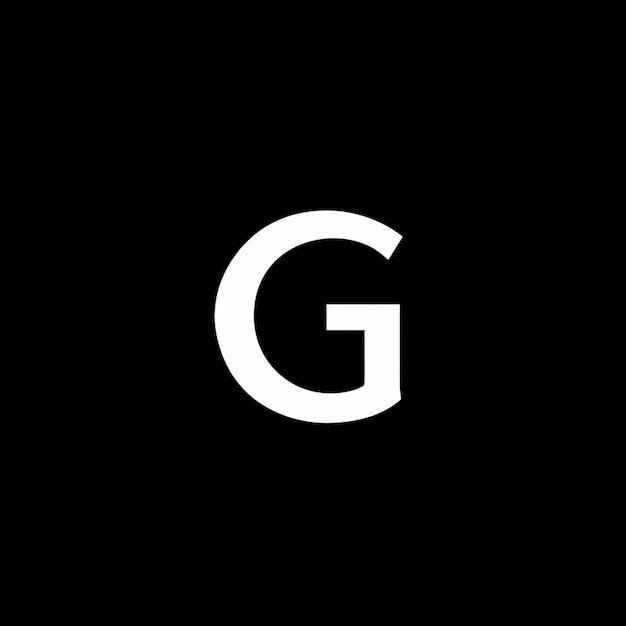 Minimalistic letter G logo brand