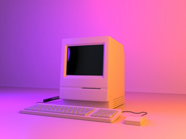 Mô hình 3D của máy tính cổ điển