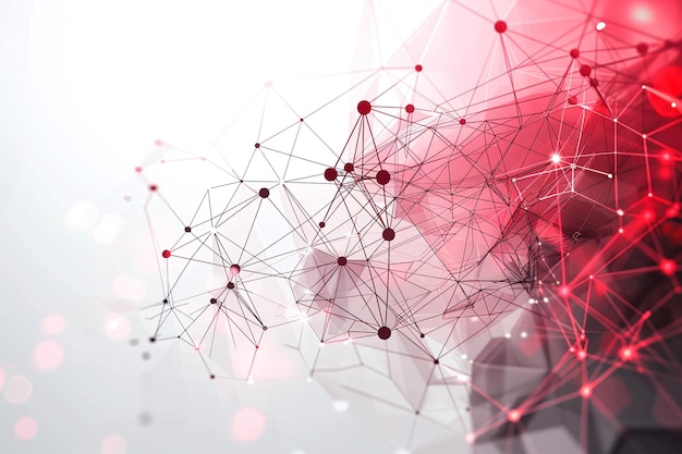 modern abstract geometric design bold and vibrant red and black 3d shapes in a dynamic and stylish