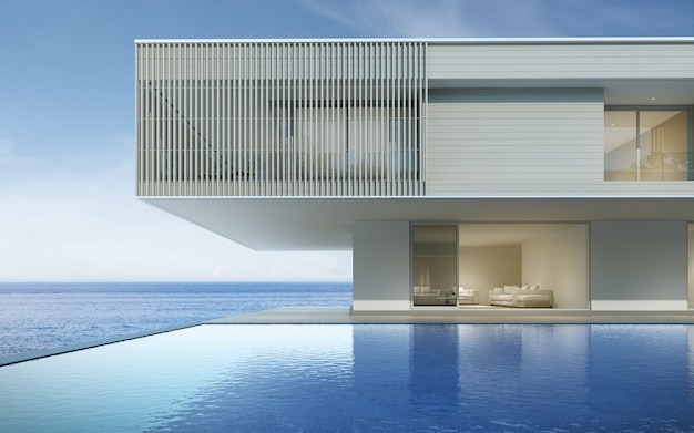 modern house with swimming pool