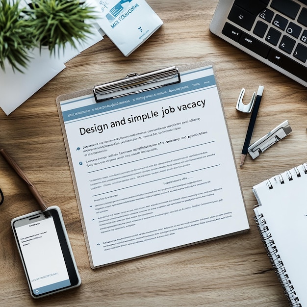 một cái bàn với một ghi chú có nội dung "simple and simple job and simple simple simple and simple simple simple and simple simple design"