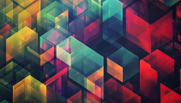 Mural wallpaper geometrical creative style high quality AI generated image