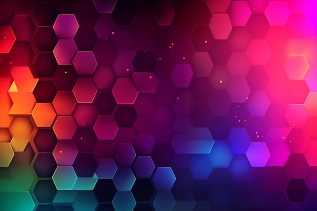 Nền hình lục giác gradient