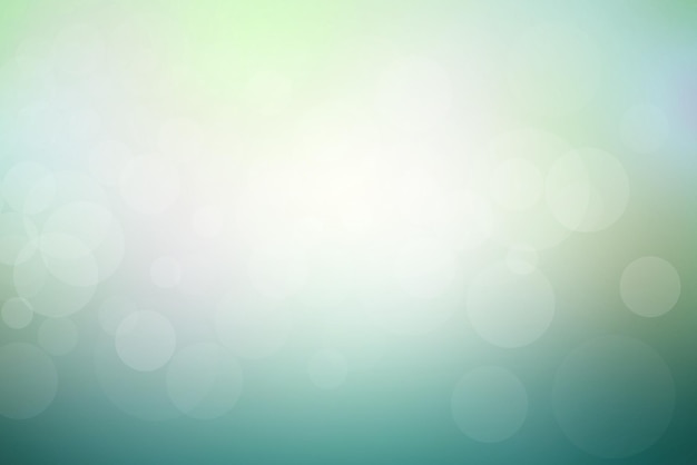 Nền lá xanh bokeh vòng tròn bị mờ Lá vàng bị mờ ra