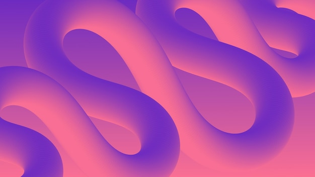 Nền Sóng Gradient Trừu Tượng Đầy Màu Sắc Nền Màu Pastel Nền Sống Động