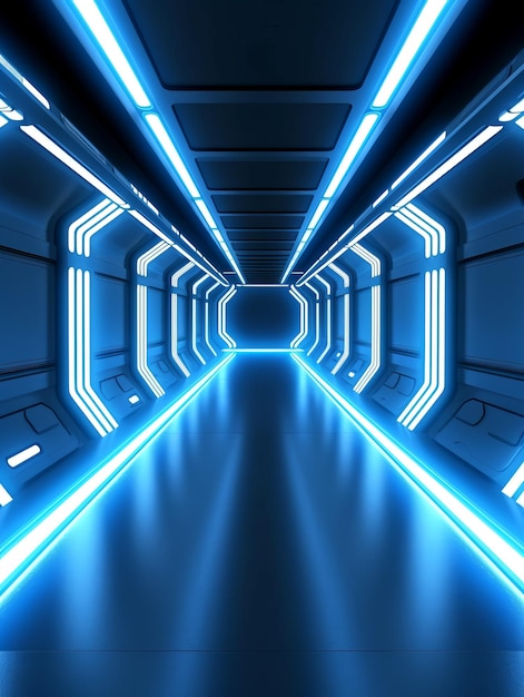 neon lights background tunnel corridor technology abstract cover texture trendy