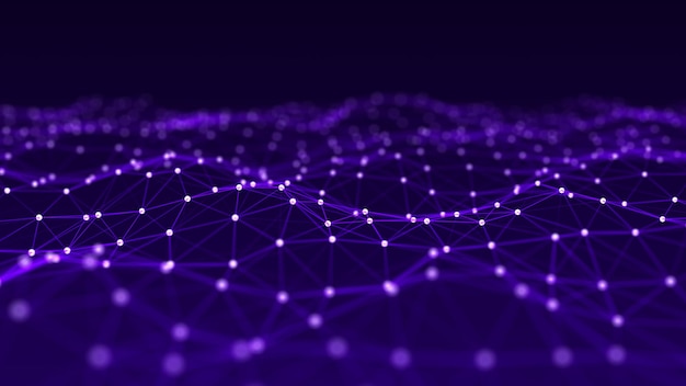 Network connection structure Background for business event Science background Big data digital background 3d rendering