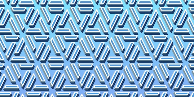 New 3D StyleSeamless geometric pattern background with New 3D S
