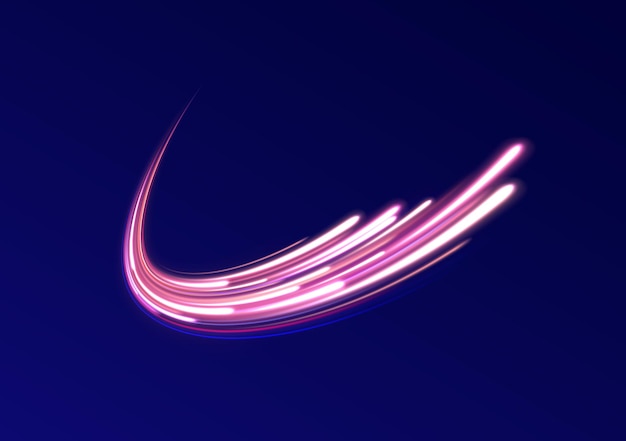Night starry sky Meteor shower abstract space background Expressway in long delay with car