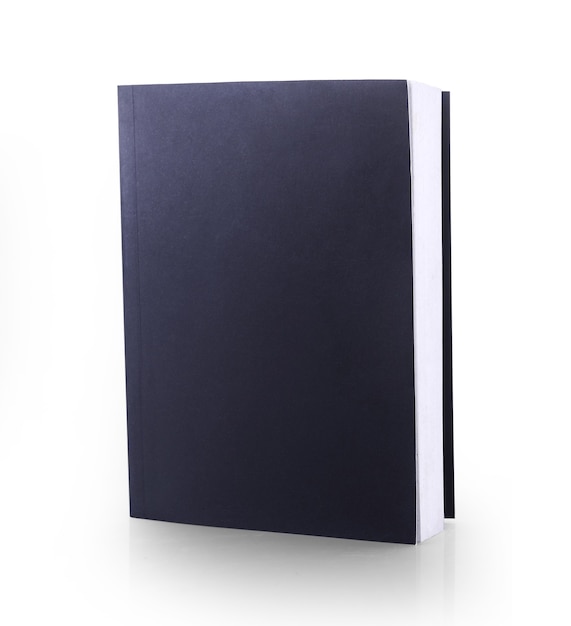 Notebook isolated on white surface