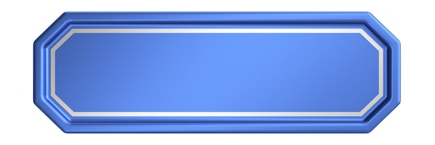 Nút 3D Nút trống minh họa 3D