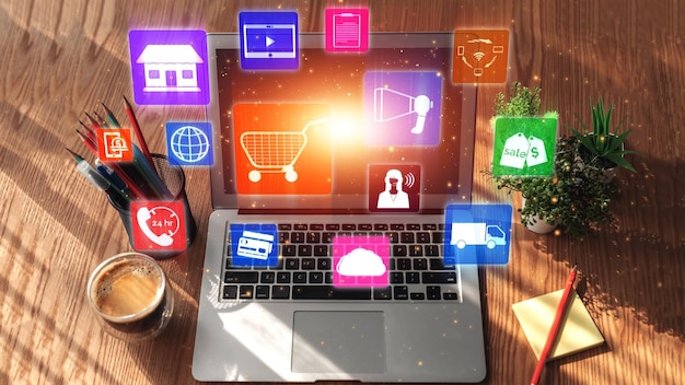 Omni channel technology of online retail business approach