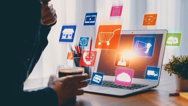 Omni channel technology of online retail business approach