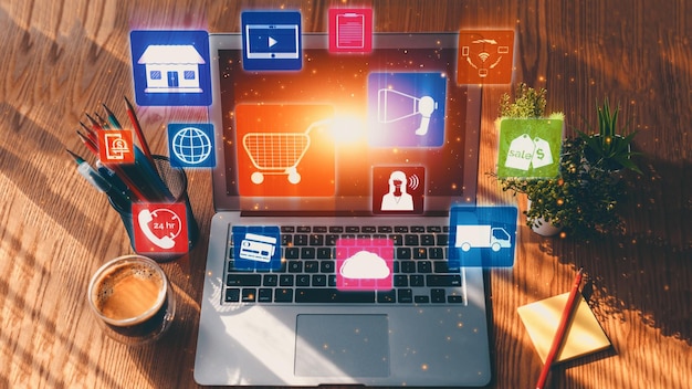 Omni channel technology of online retail business approach