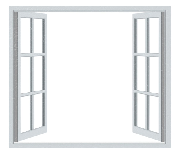 open window png element white design transparent background