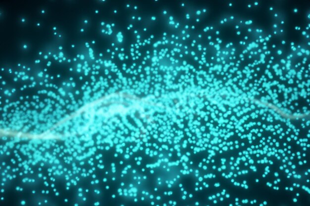 Particel Wave Color Background